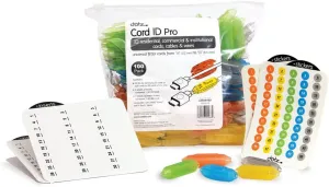 Dotz Cord ID Pro Cord and Cable Identification System, 100 Count Bag, Assorted Colors (DCI151M)