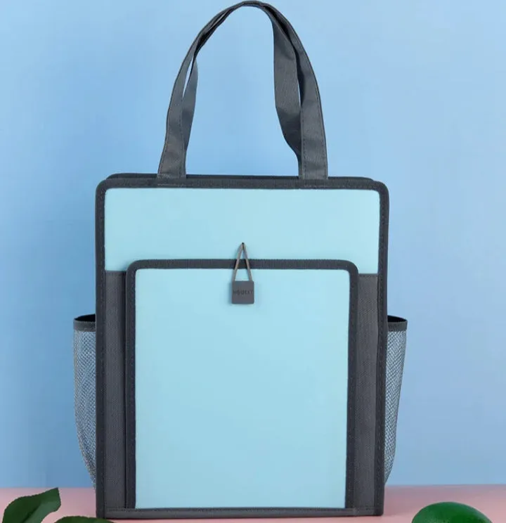 DOUBLE LAYER MULTI-PURPOSE ZIPPER HANDBAG (VERTICAL)