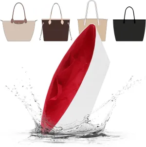 Doxo Dupontpaper Utra Lightweight Purse Organizer sert for LV Neverfull MM/Large Bags, Bag Shapers for Luxury Handbags (White-no zipper,MM)