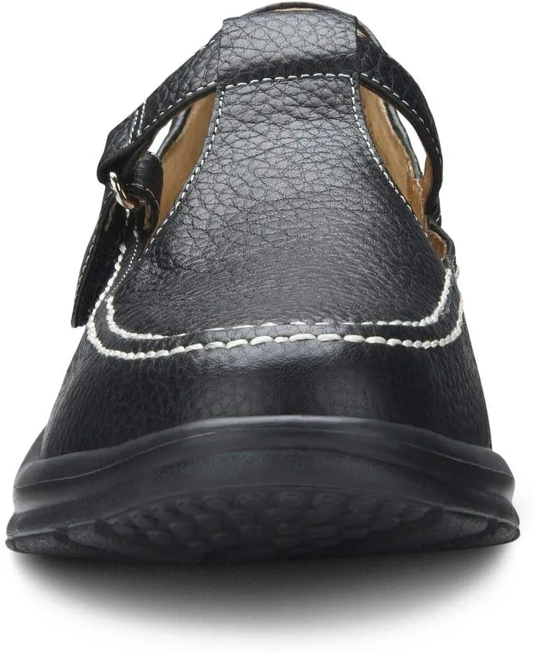 DR. COMFORT Lu Lu Mary Jane Comfortable Diabetic Shoes for Women with Gel Inserts-Leather Dress Shoes