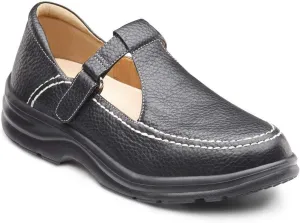DR. COMFORT Lu Lu Mary Jane Comfortable Diabetic Shoes for Women with Gel Inserts-Leather Dress Shoes
