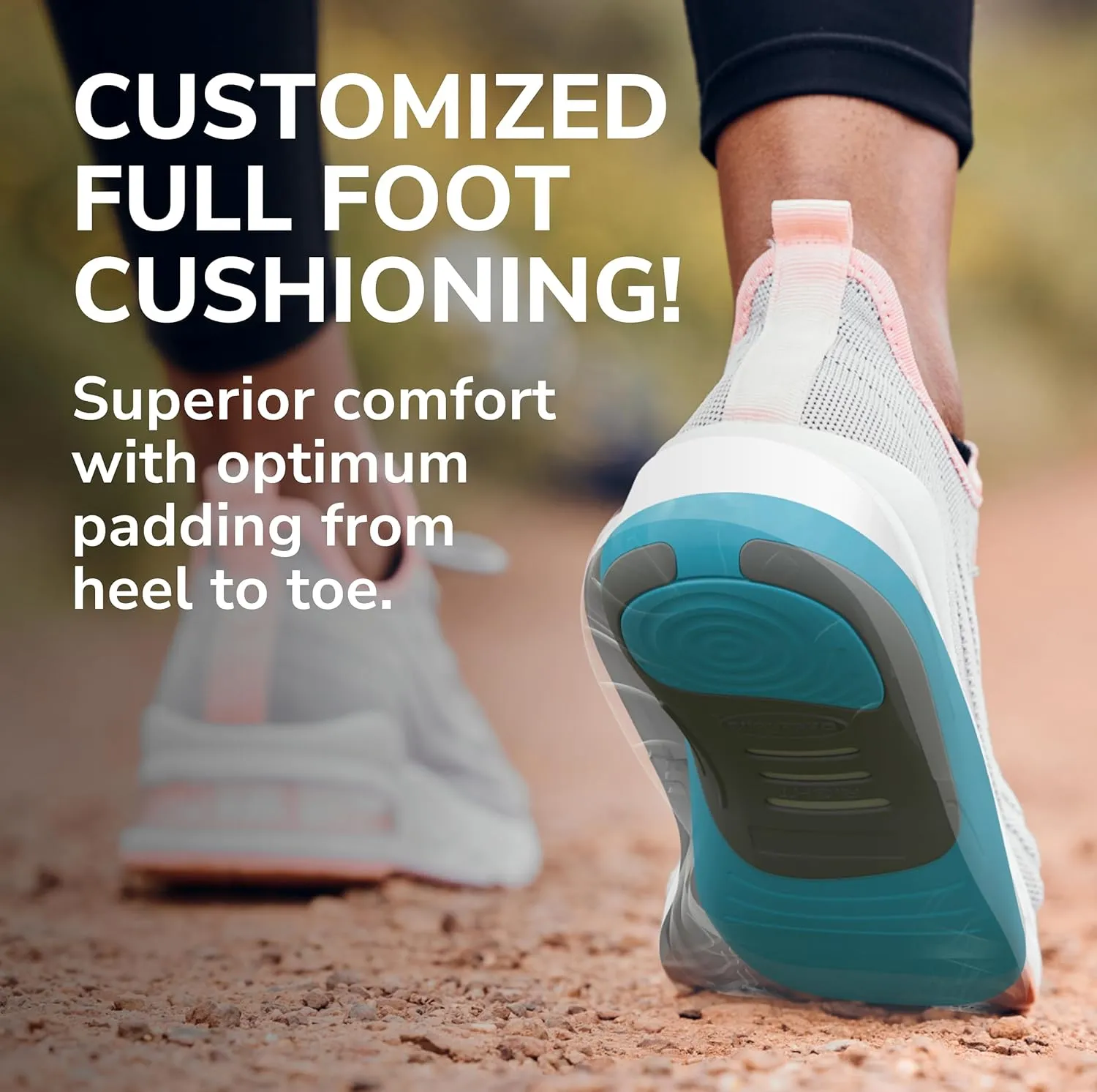 Dr. Scholl's Custom FiT Comfort – Plantar Fasciitis Insoles, Orthotics Shoe Inserts with Arch Support for Men & Women, Suitable for 220  lbs, Stay on Your Feet All-Day with Optimum Cushioning, CF680