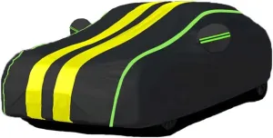 DUBOM Car Cover Outdoor Waterproof for Ligier IXO, JS50, JS5OL, JS, Car Covers Waterproof Breathable Large, Car Cover Dustproof Anti-UV Anti-Scratch Car Covers Custom (Color : A, Size : JS)