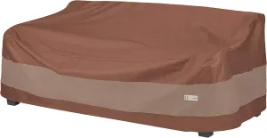Duck Covers Ultimate Waterproof Patio Sofa Cover, Outdoor Couch Cover with All Weather Protection, Patio Furniture Covers with Attachment Strap, 77"W x 35"D x 35"H, Outdoor Sofa Cover
