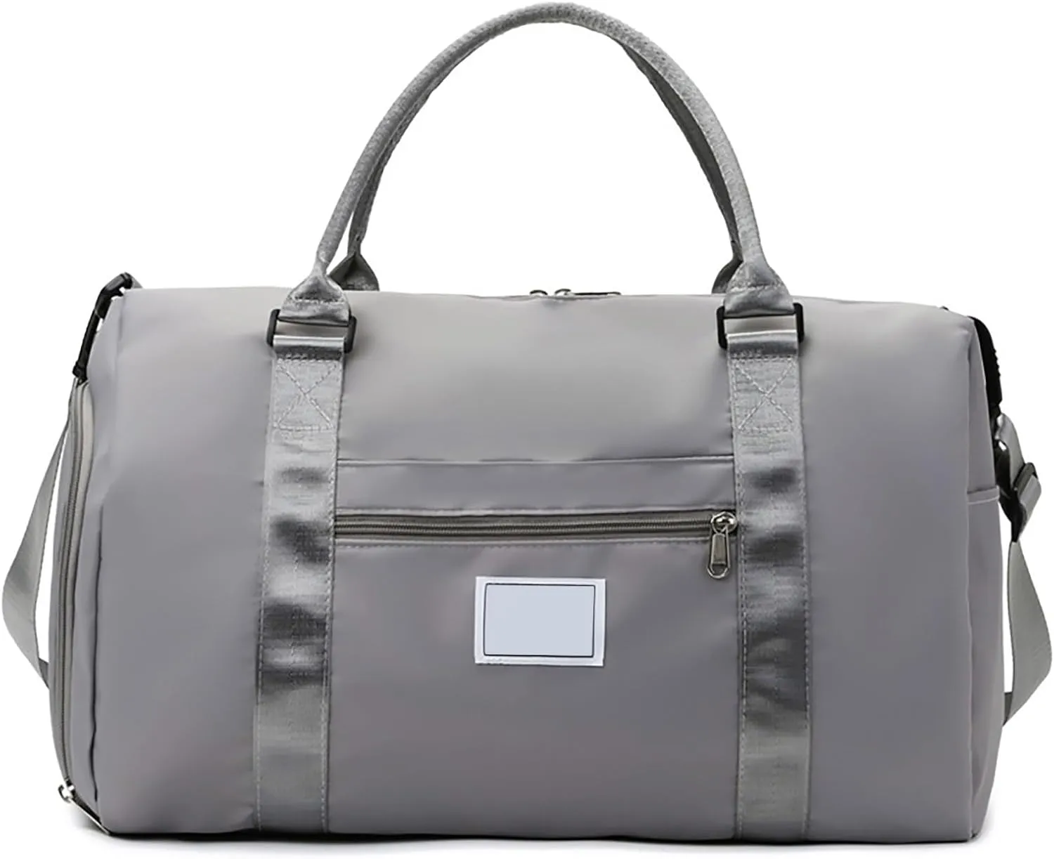Duffle Bag with Wet/dry Compartment Waterproof Travel Shoe Large Capacity Dry Wet Separation Outdoor Weekender Overnight Gym Workout Luggage Suitcase Purple