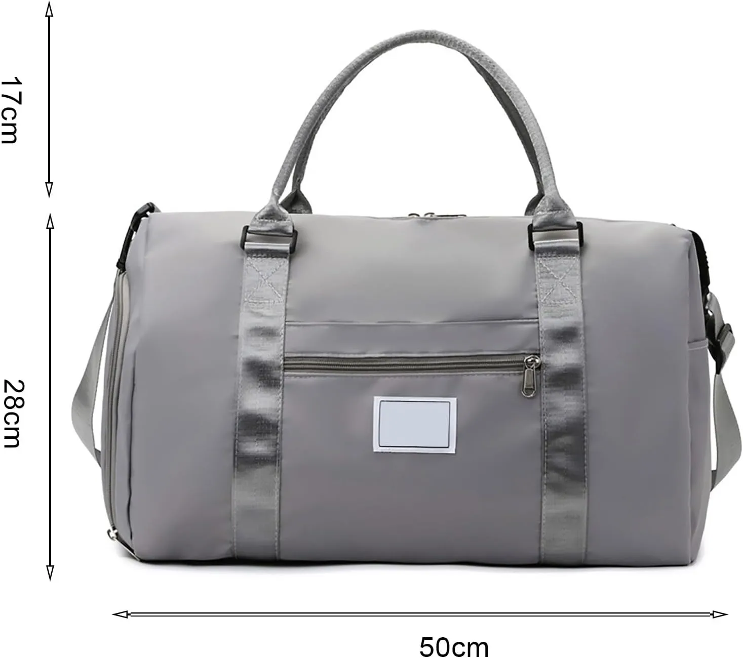Duffle Bag with Wet/dry Compartment Waterproof Travel Shoe Large Capacity Dry Wet Separation Outdoor Weekender Overnight Gym Workout Luggage Suitcase Purple
