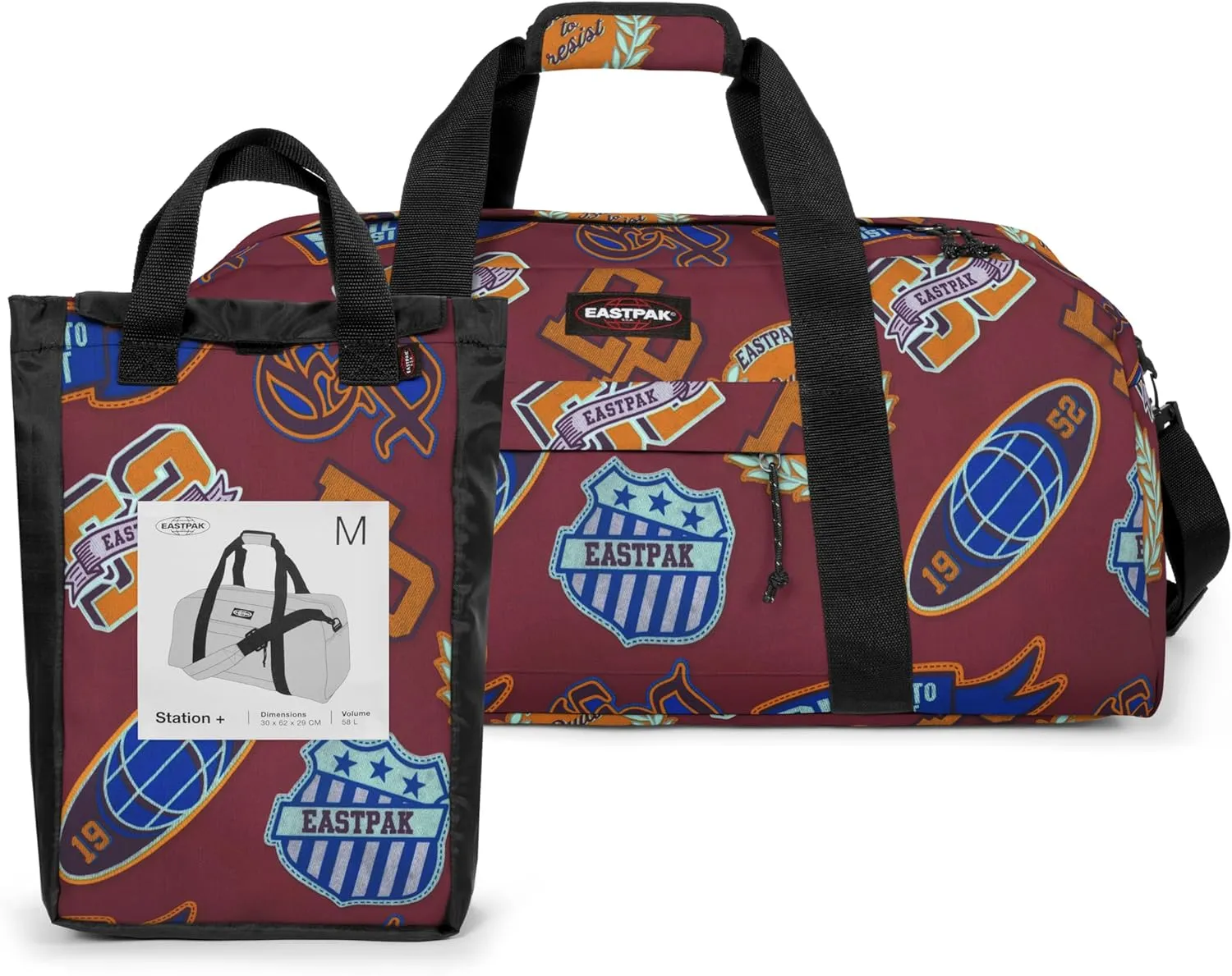 EASTPAK Station  , Clash Burgundy, One Size