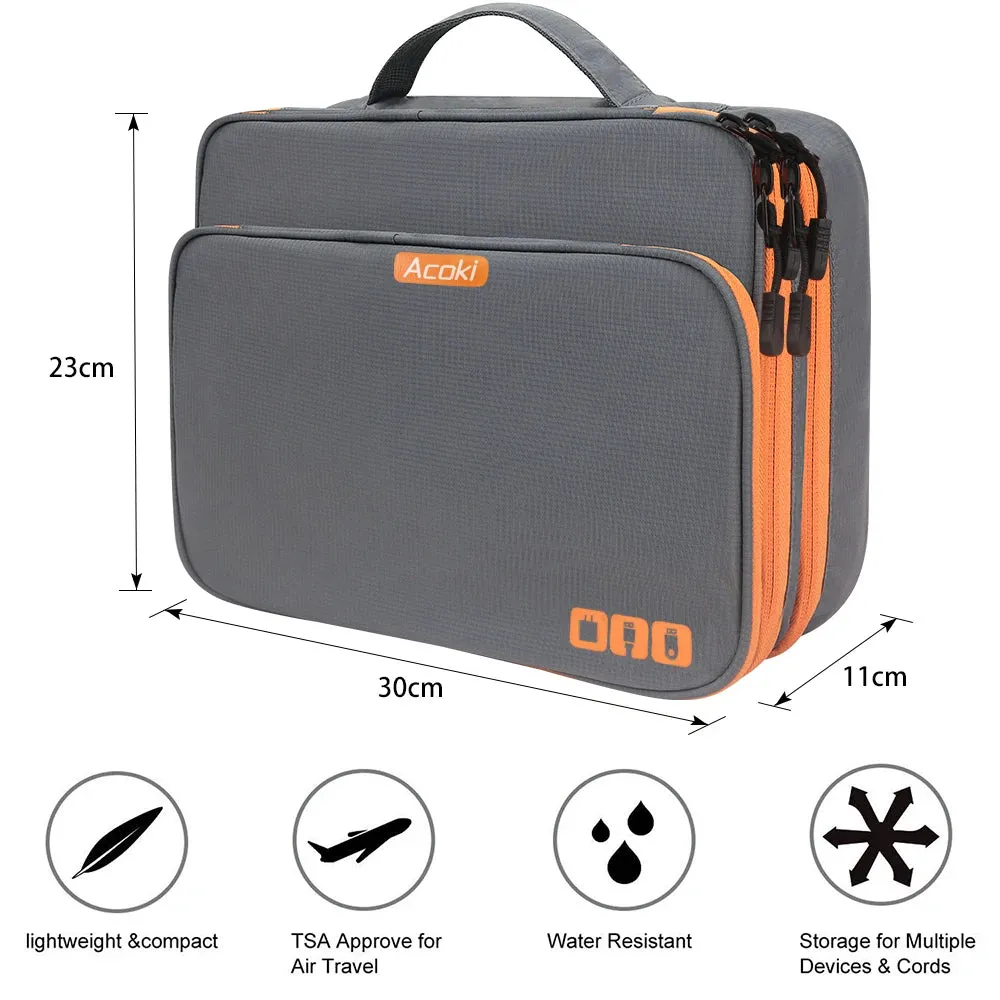 Electronic Accessories Multi Layer Tote Case