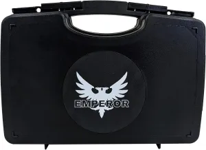 Emperor Arms Pistol Gun Case for Firearms, Handgun Hard Carrying Cases Lockable Storage for Home or Travel, Heavy-Duty with Egg Crate Foam