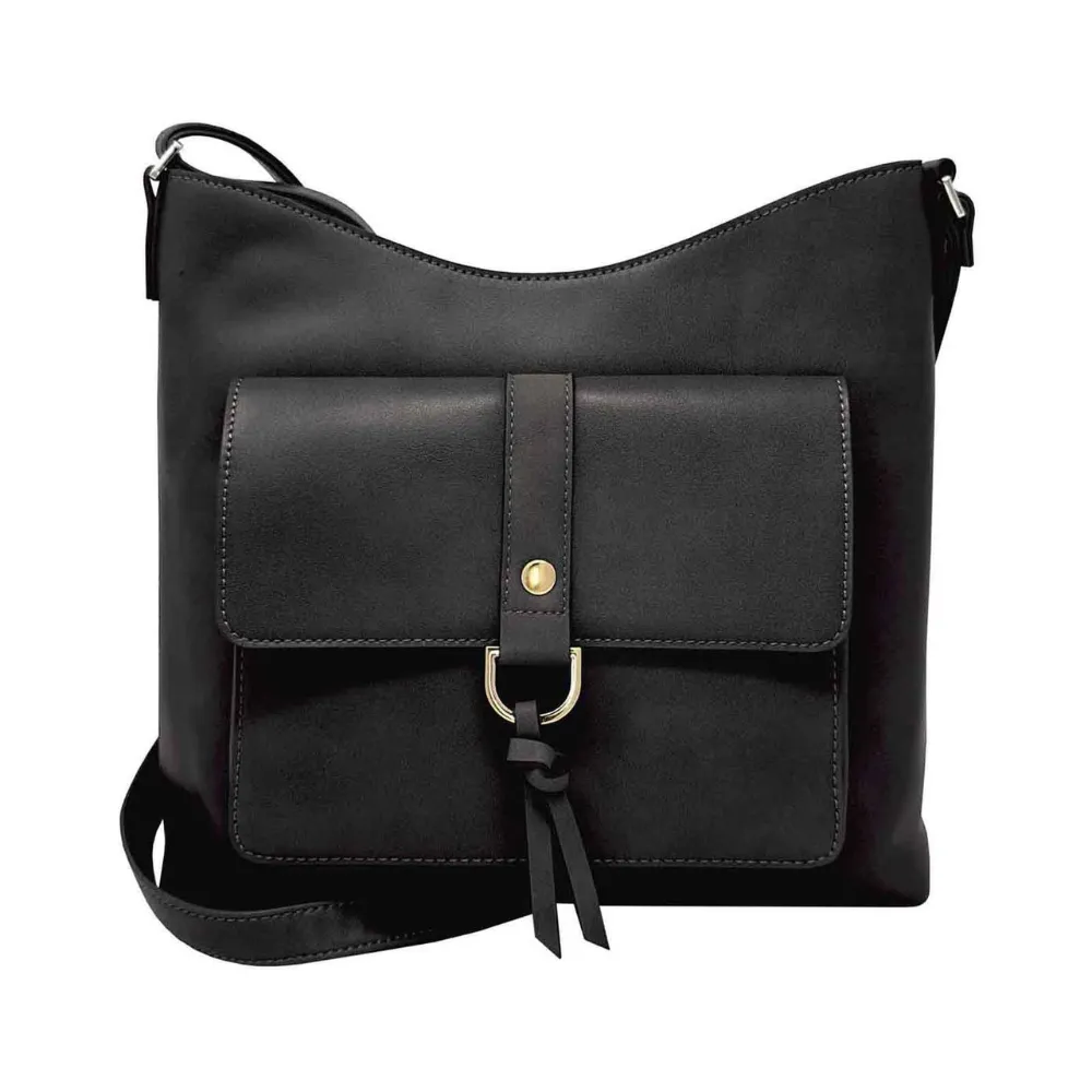 Espe Mila Messenger Black Bag (Women's)