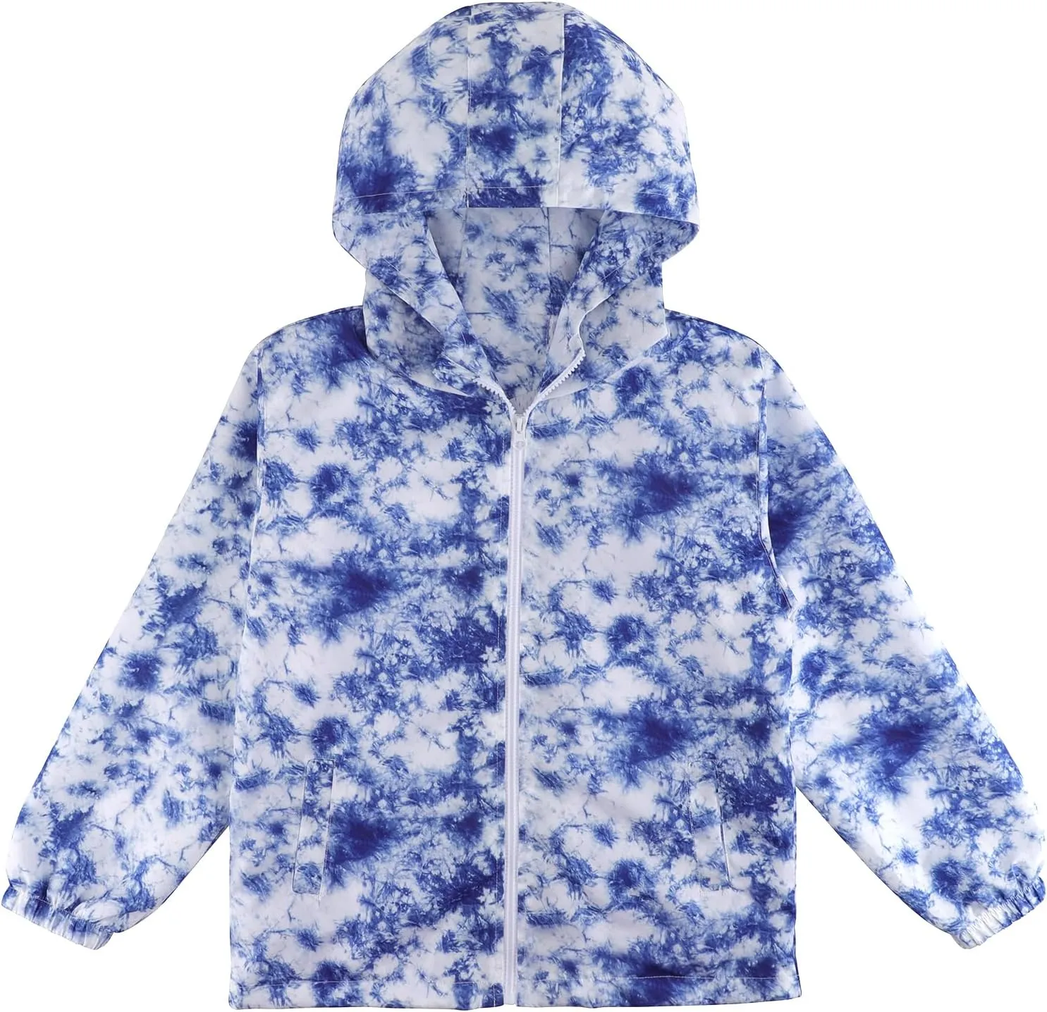 ESTAMICO Boys Windbreaker Jacket Fashion Hoodies Outwear Coat Waterproof Zipper Raincoat, 4T-12