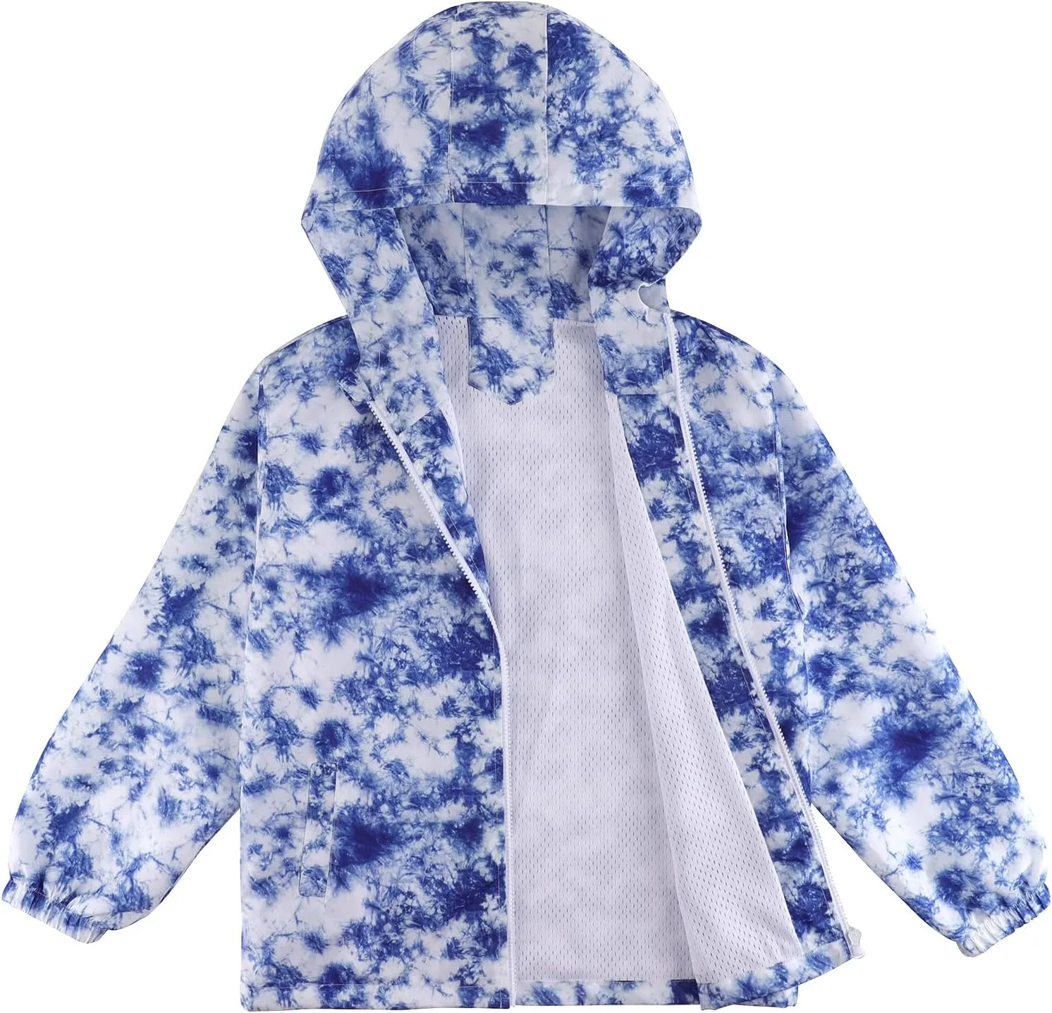 ESTAMICO Boys Windbreaker Jacket Fashion Hoodies Outwear Coat Waterproof Zipper Raincoat, 4T-12