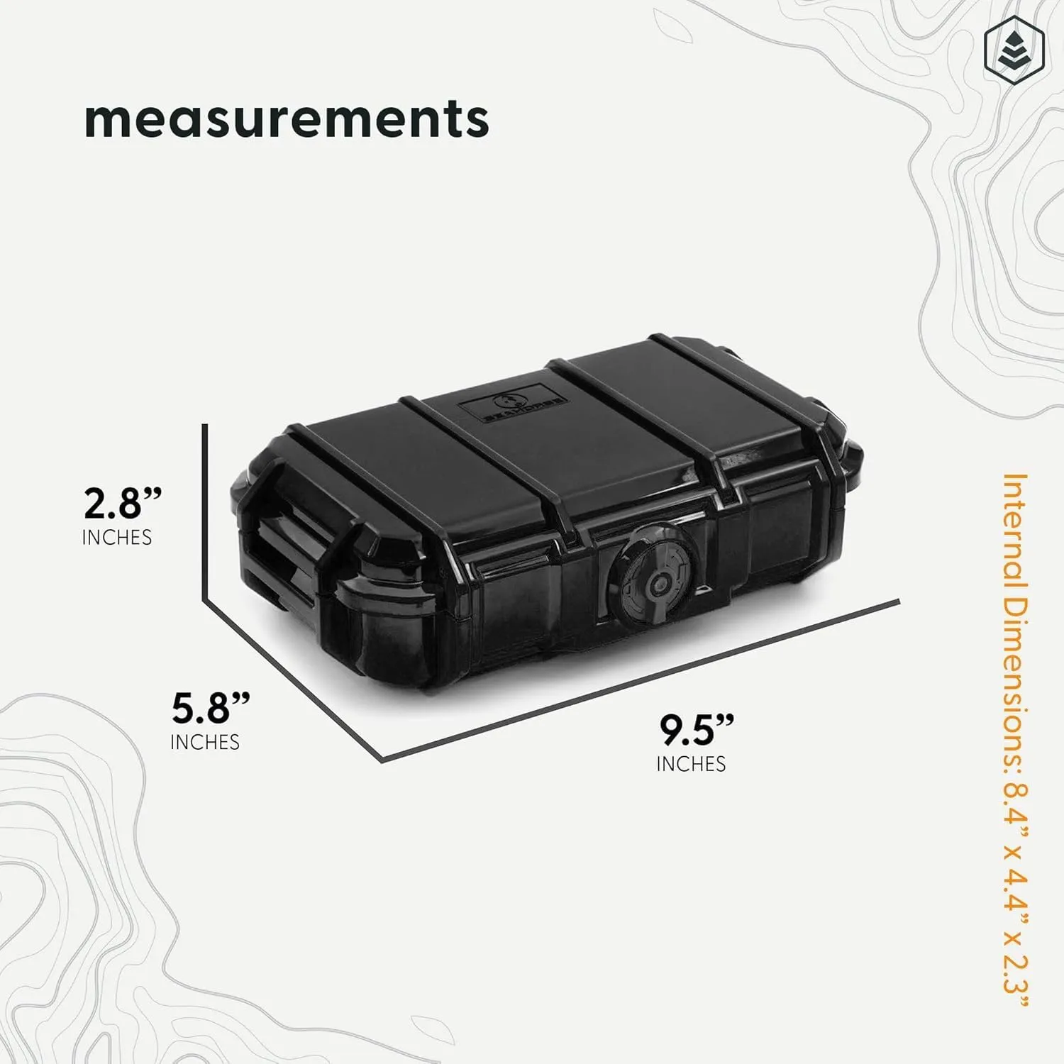 Evergreen Pistol Ammo Case Compatible with 5.7/9mm/.40/.380-100 Rounds Lockable USA Made