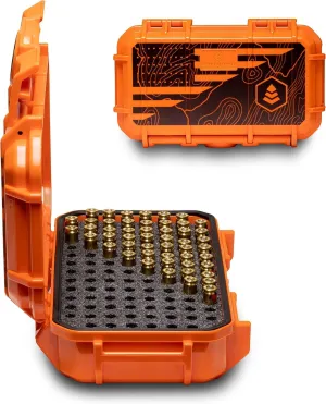 Evergreen Pistol Ammo Case Compatible with 5.7/9mm/.40/.380-100 Rounds Lockable USA Made