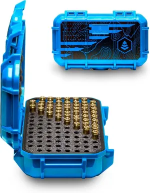 Evergreen Pistol Ammo Case Compatible with 5.7/9mm/.40/.380-100 Rounds Lockable USA Made