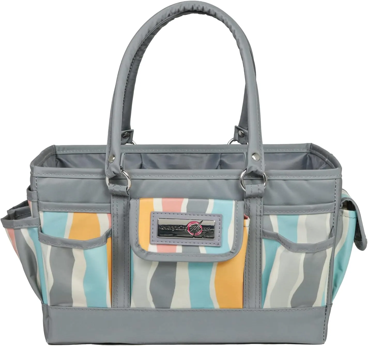 Everything Mary Deluxe Collapsible Store & Tote Organizer with Handles – Multipurpose Storage for Diapers, Snacks, Crafts, Toys, Office Supplies & Everyday Essentials