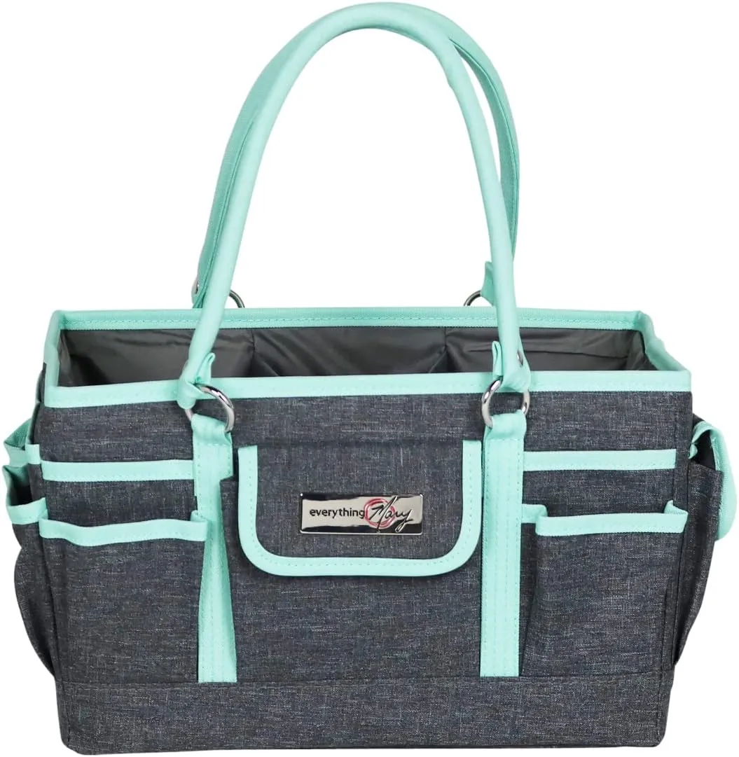 Everything Mary Deluxe Collapsible Store & Tote Organizer with Handles – Multipurpose Storage for Diapers, Snacks, Crafts, Toys, Office Supplies & Everyday Essentials