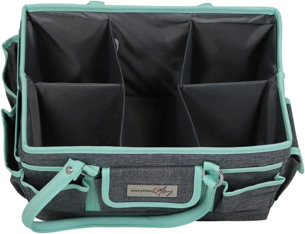 Everything Mary Deluxe Collapsible Store & Tote Organizer with Handles – Multipurpose Storage for Diapers, Snacks, Crafts, Toys, Office Supplies & Everyday Essentials