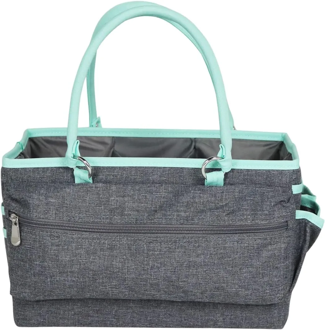 Everything Mary Deluxe Collapsible Store & Tote Organizer with Handles – Multipurpose Storage for Diapers, Snacks, Crafts, Toys, Office Supplies & Everyday Essentials