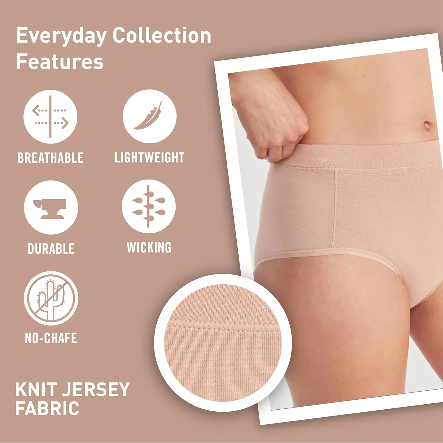 ExOfficio Women's Everyday Hipster - Lightweight Knit Jersey Travel Underwear
