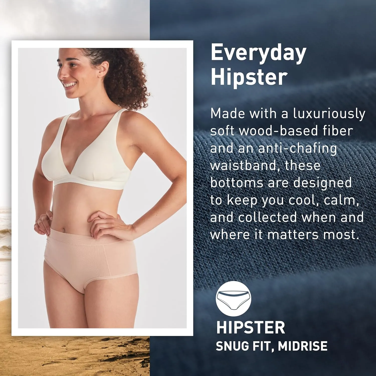 ExOfficio Women's Everyday Hipster - Lightweight Knit Jersey Travel Underwear