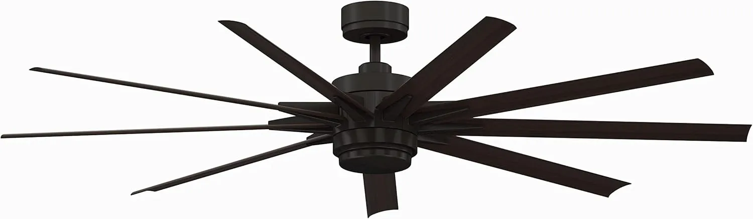 Fanimation MAD8152DZW Indoor/Outdoor Custom Ceiling Fan Motor-Dark Bronze, with LED, Light Kit