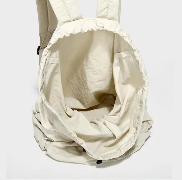 Fashion Backpack Y2K Shoulder Bag Women Men, Aesthetic Shoulder Bag Hiking Travel Backpack Cute Trendy Purse Daypack (white)