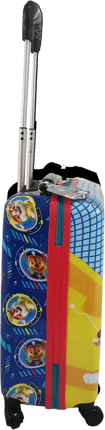 Fast Forward 20 Inches Paw Patrol Suitcase For Kids - Hard Sided Tween Spinner Travel Trolley Kids Suitcase For Boys With Wheels