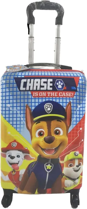 Fast Forward 20 Inches Paw Patrol Suitcase For Kids - Hard Sided Tween Spinner Travel Trolley Kids Suitcase For Boys With Wheels