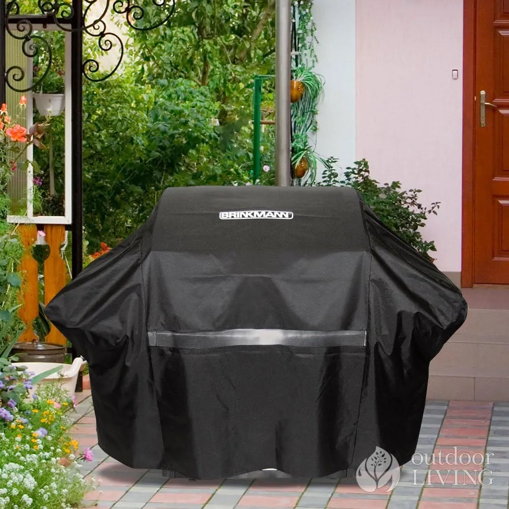 FH Group Grill Cover, Black Cover for Outdoor Grill, Waterproof Grill Cover, Heavy Duty Grill Accessories, UV Resistant Grill Cover, BBQ Grill Cover
