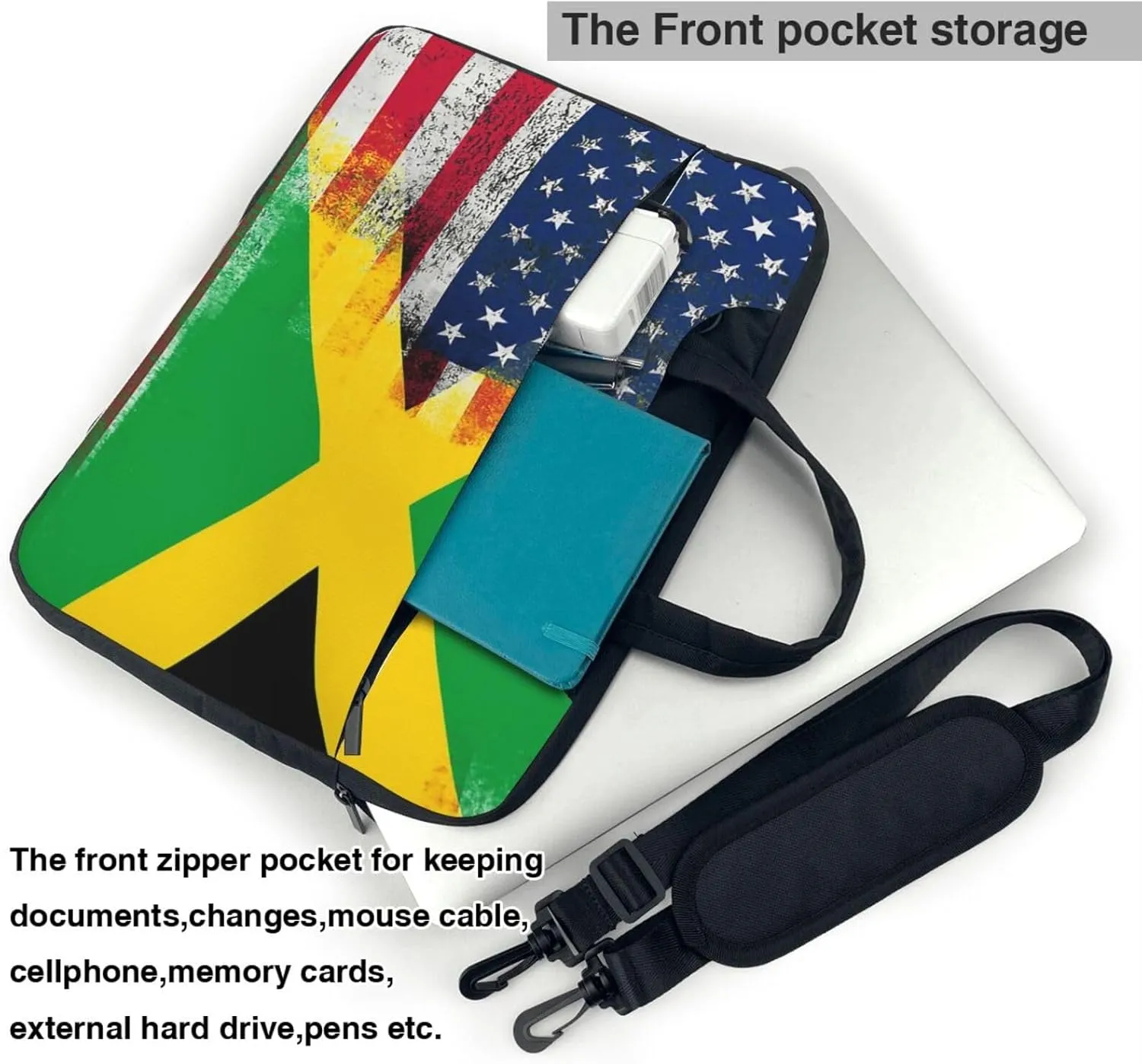 Filipino Philippines Flag Laptop Bag, Laptop Case Shoulder Messenger Bag Briefcase Computer Bag for Men Women