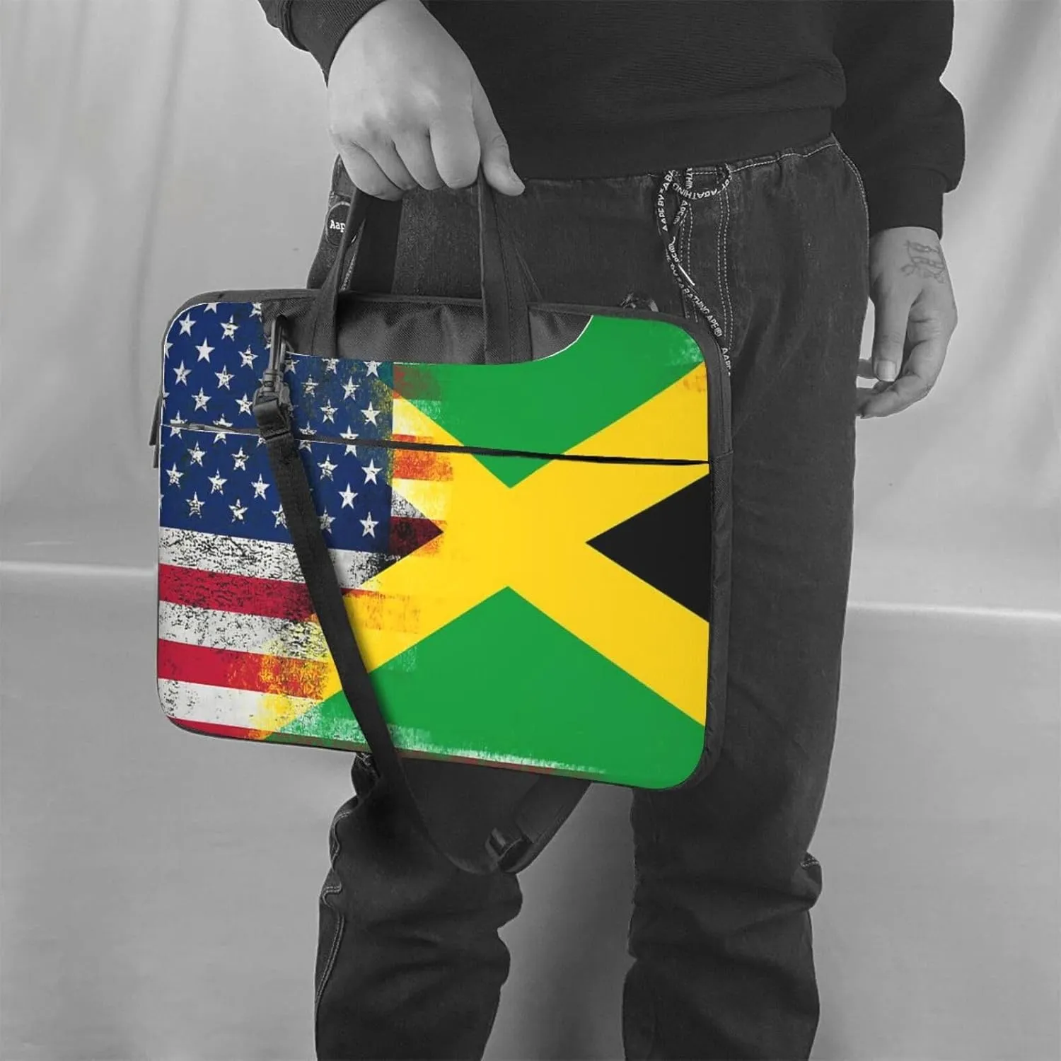Filipino Philippines Flag Laptop Bag, Laptop Case Shoulder Messenger Bag Briefcase Computer Bag for Men Women