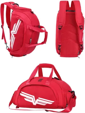 FIORETTO 30L Sports Gym Duffle Bag with Wet Pocket & Shoe Compartment, Weekender Hospital Overnight Bag for Women, Sports Holdall Backpack
