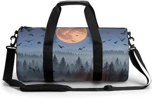 Fire Forest Gym Bag Sport Gym Tote Bag Lightweight Duffle Bag Carry On Weekender Bags for Women Men