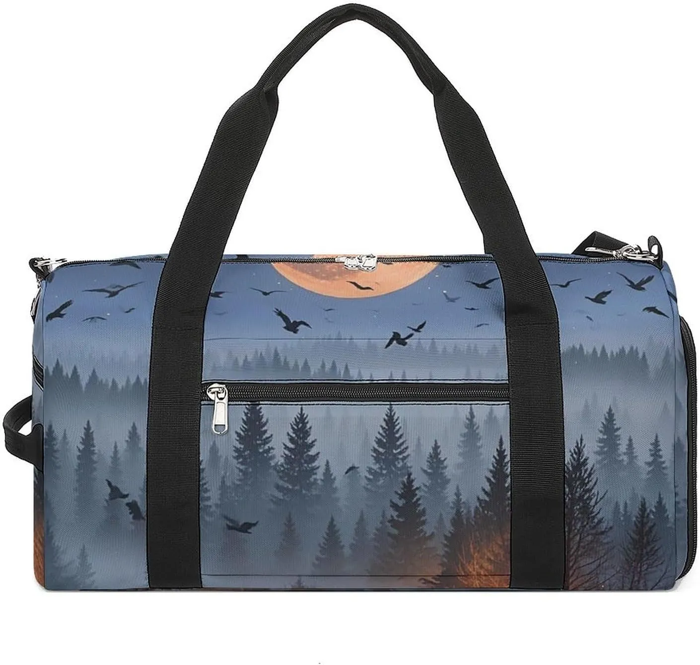 Fire Forest Gym Bag Sport Gym Tote Bag Lightweight Duffle Bag Carry On Weekender Bags for Women Men
