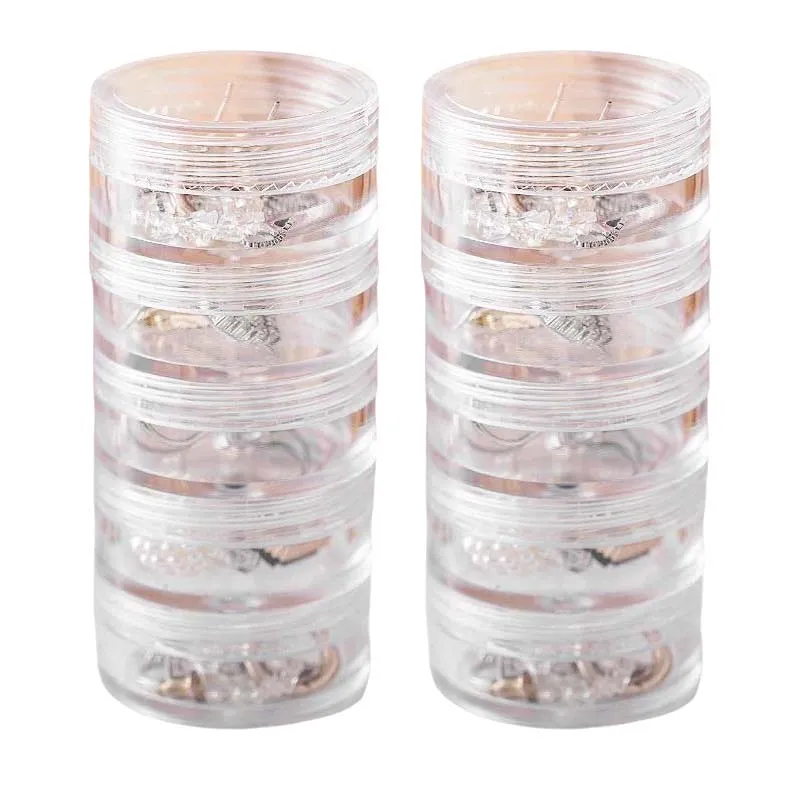 Five-layer stacked jewelry storage box