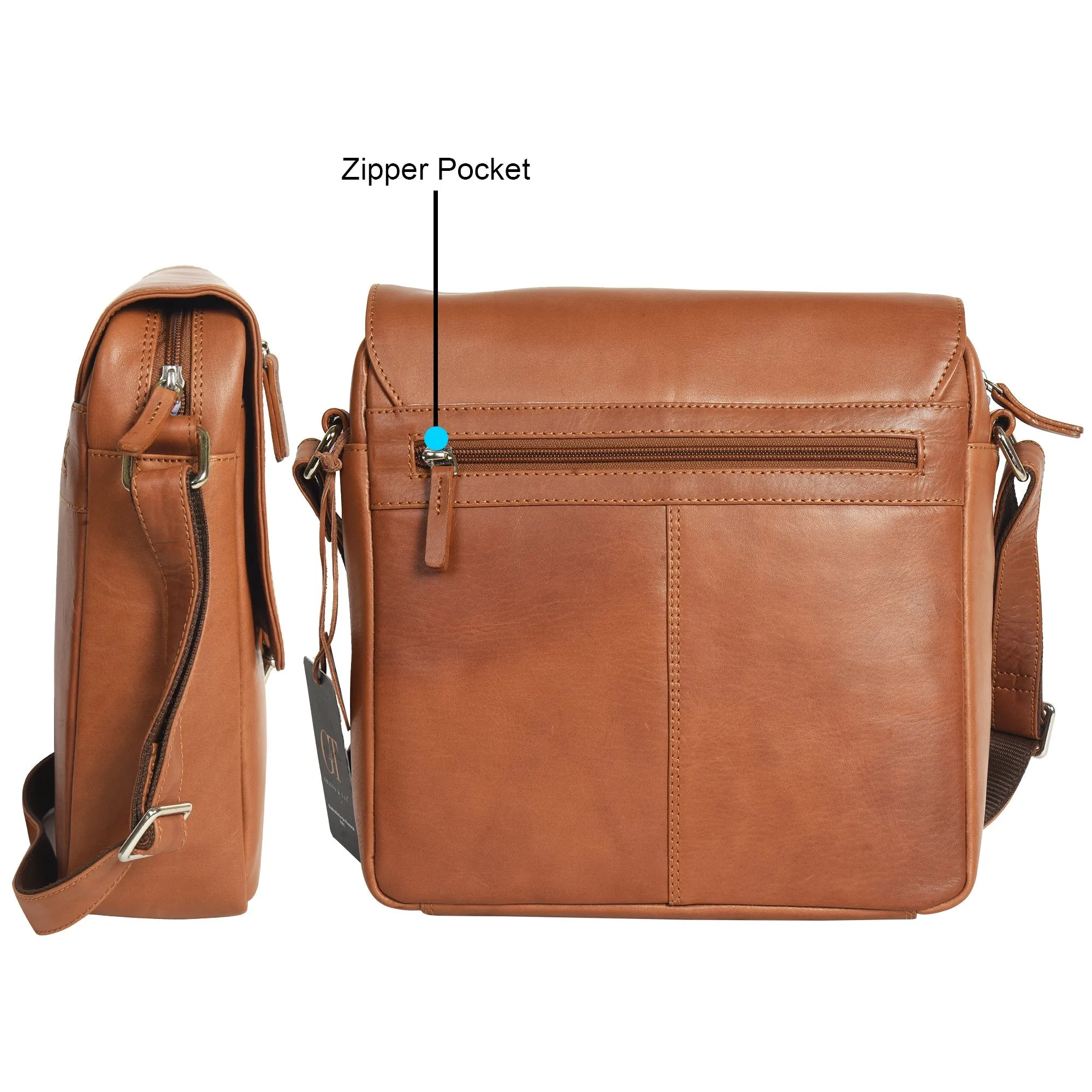 Flap-over Men's Messenger Bag | G&T