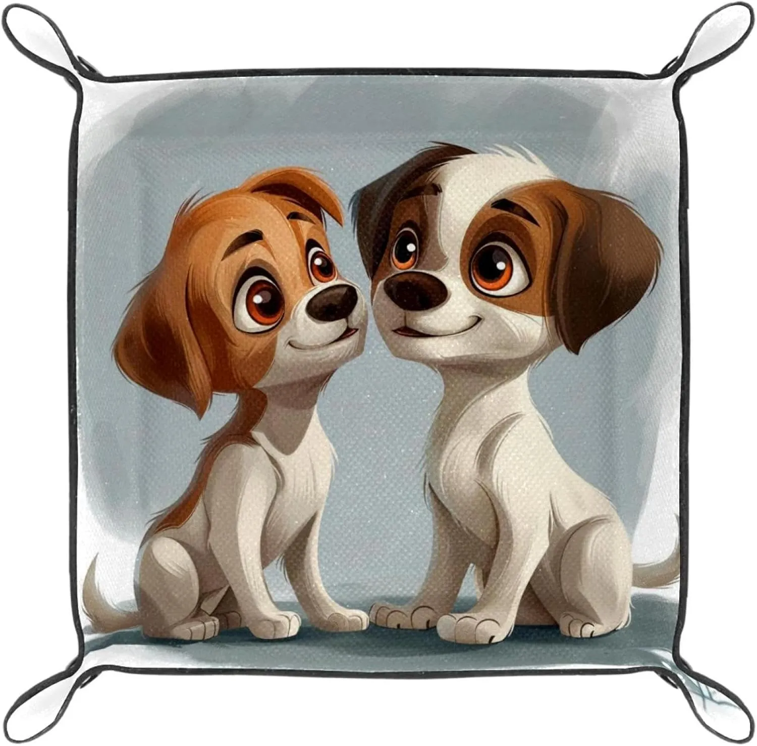 Fun Cartoon Puppy Dogs Stacking Jewelry Organizer Trays, Small Drawer Organizer Tray for Jewelry, Bracelets, Earrings, Rings, Convenient and Stylish