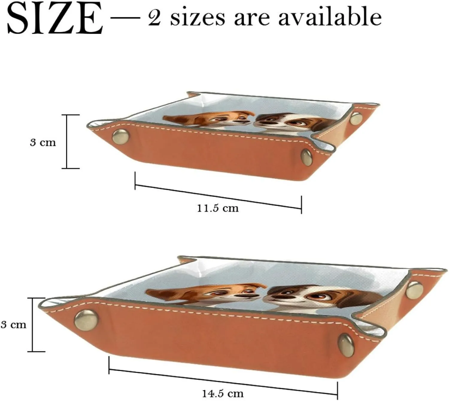 Fun Cartoon Puppy Dogs Stacking Jewelry Organizer Trays, Small Drawer Organizer Tray for Jewelry, Bracelets, Earrings, Rings, Convenient and Stylish