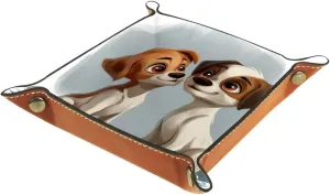 Fun Cartoon Puppy Dogs Stacking Jewelry Organizer Trays, Small Drawer Organizer Tray for Jewelry, Bracelets, Earrings, Rings, Convenient and Stylish