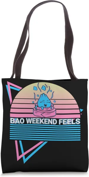 Funny Dim Sum Bao Retro Bao Weekend Feels Tote Bag