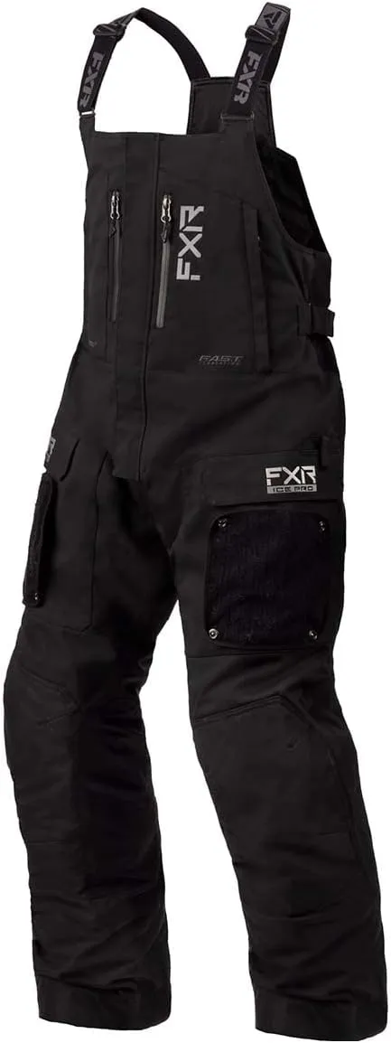 FXR Men's Expedition X Ice Pro Bib 2022 (Black - 2X-Large)