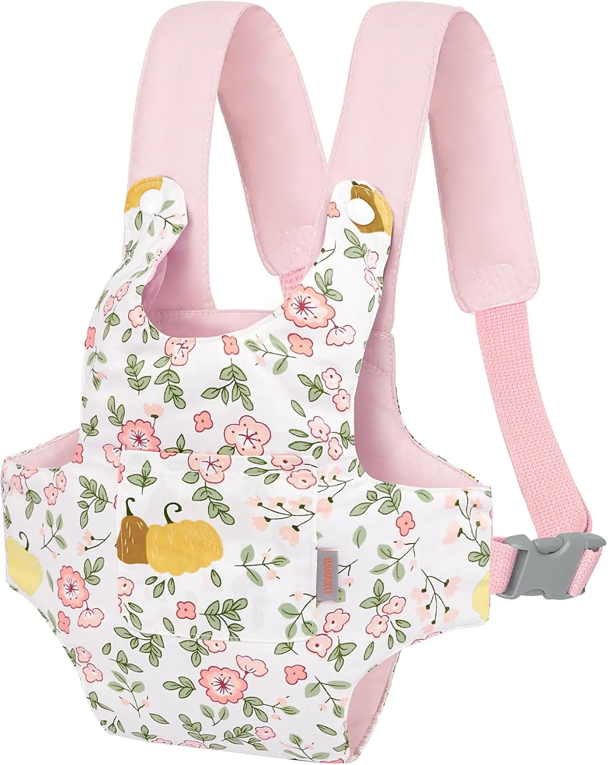 GAGAKU Baby Doll Carrier for Toddlers Toy Baby Carrier Baby Doll Accessories Toy Carrier Backpack Stuff Reborn Baby Carrier Bassinet for Girls - Pink - Pumpkin Plum