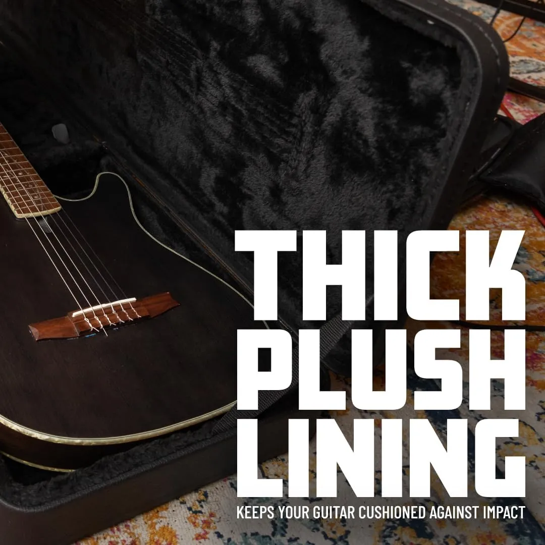 Gator Cases Traditional Series Hard-Shell Wood Case for Les Paul Style Guitars (GWE-LPS-BLK)