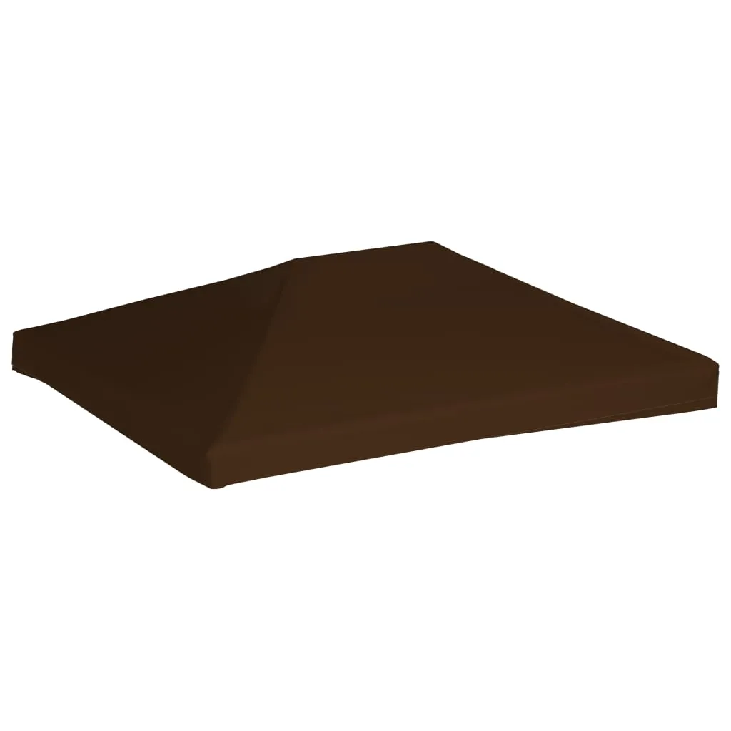 Gazebo Top Cover 310 g/m² 3x4 m Brown
