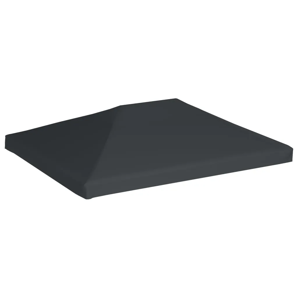 Gazebo Top Cover 310 g/m² 4x3 m Grey