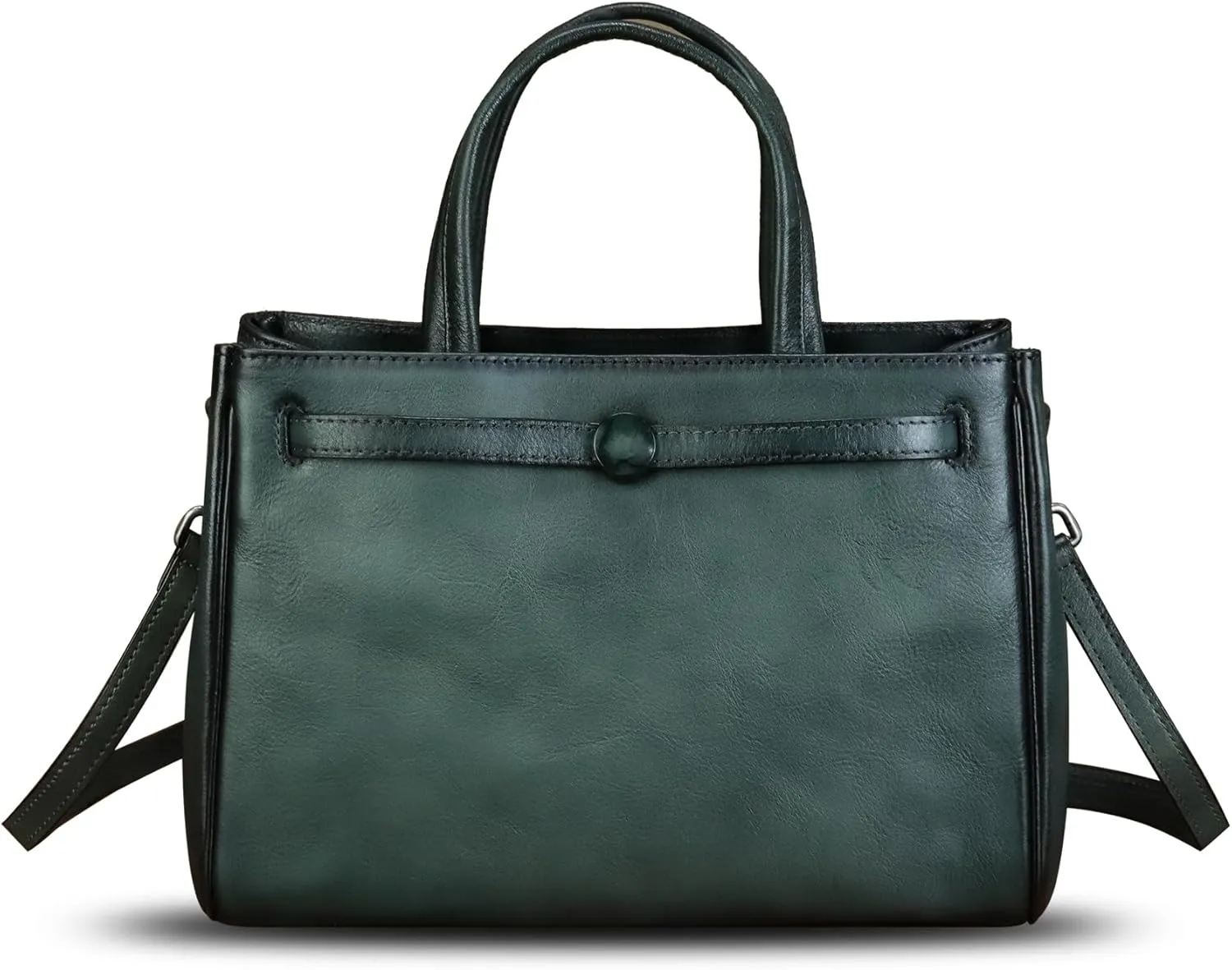 Genuine Leather Handbags for Women Vintage Real Leather Messenger Bag Shoulder Bag Crossbody Bag Satchel Purse