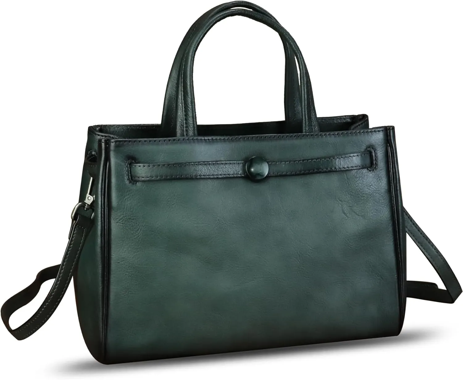 Genuine Leather Handbags for Women Vintage Real Leather Messenger Bag Shoulder Bag Crossbody Bag Satchel Purse