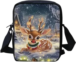 GIFTPUZZ Small Messenger Bags Womens Mini Schoolbag Shoulder Bag Phone Pouch