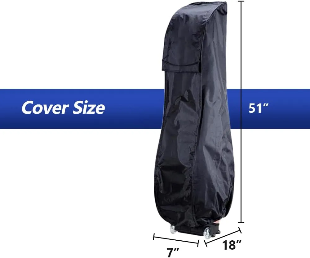 Golf Bag Rain Protection Cover - Outdoor Golf Club Bag Waterproof Coat for Golfer, 51"x18"x7"